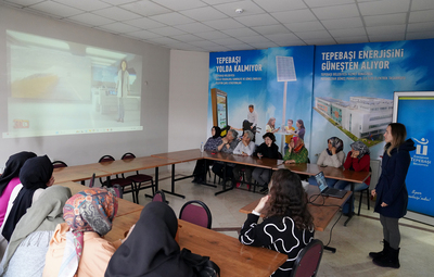 TEPEBAŞI İKLİM SÖZCÜLERİ 436 BELDE EVİ SAKİNİNİ BİLGİLENDİRDİ